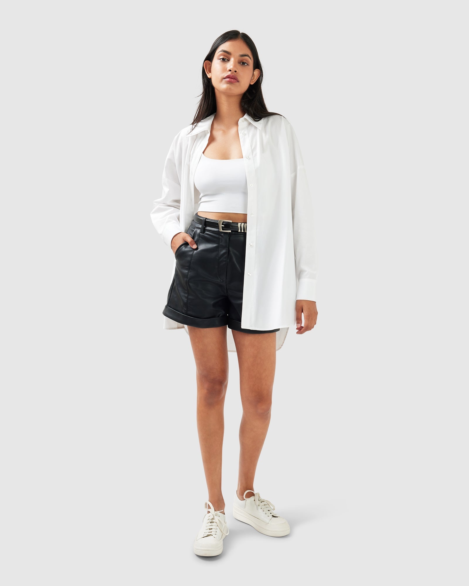 Women | Into You Oversized Shirt | White