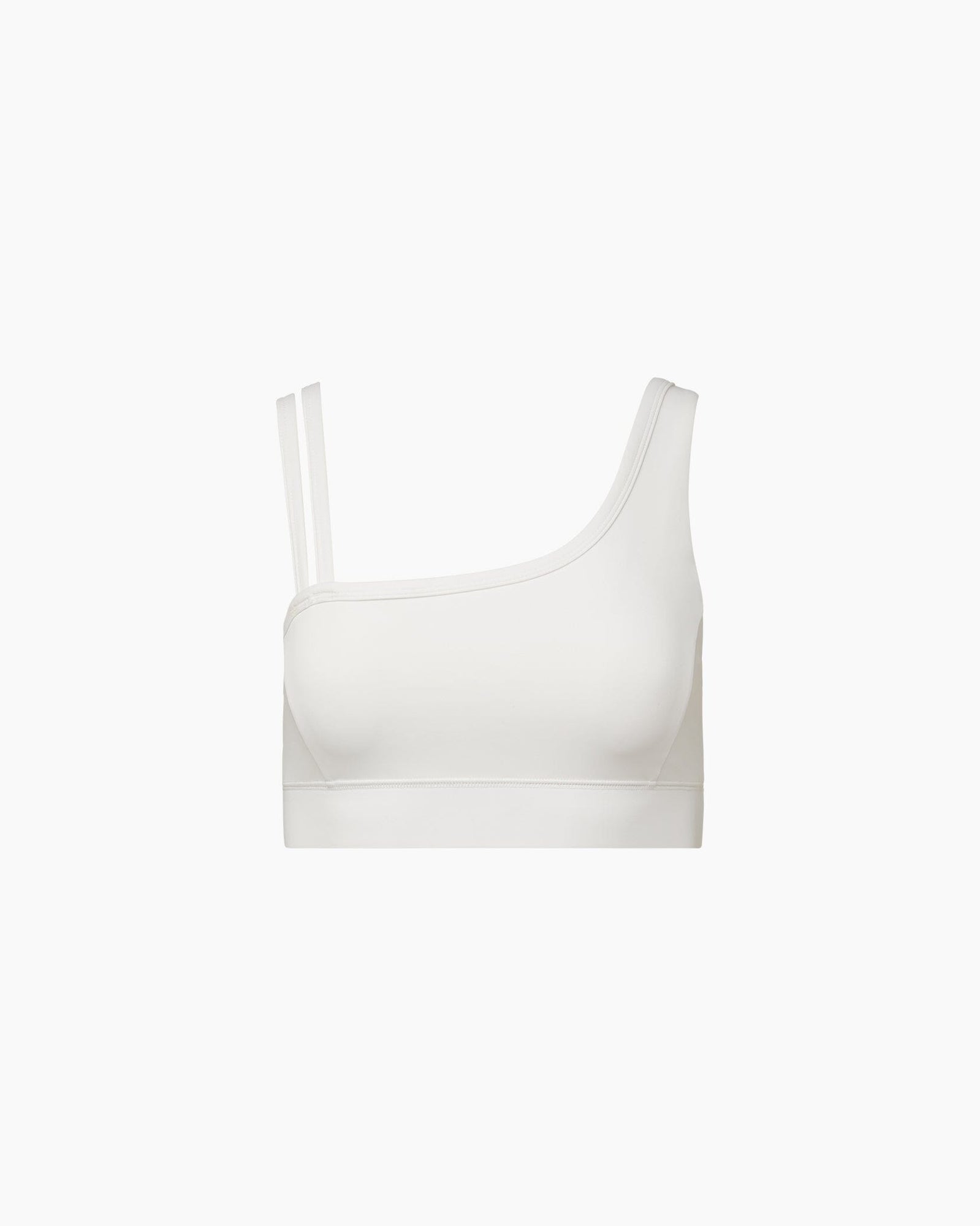 IVL Collective | Curved One Shoulder Bra | Brilliant White