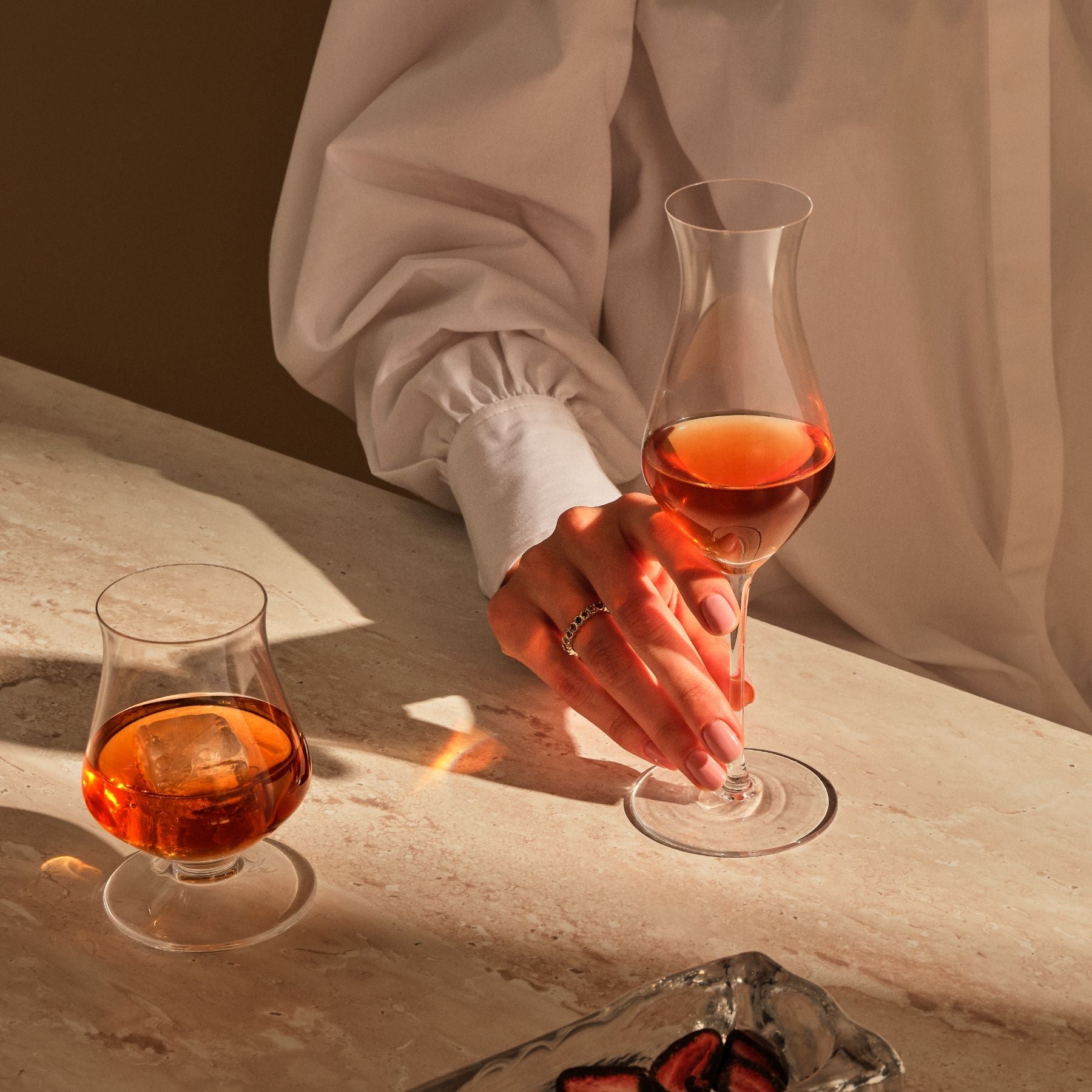 Islands Whisky Tasting Glasses - Short | Clear Crystal | Set of 2
