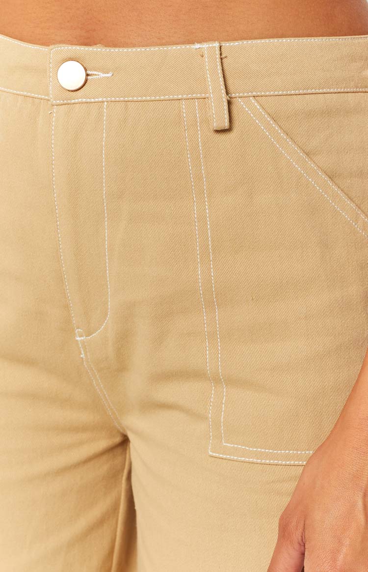 Iva Cargo Pants | Beige