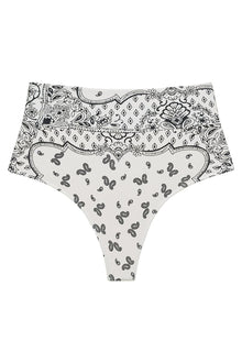 Full Coverage High Rise Bikini Bottom | Ivy Bandana