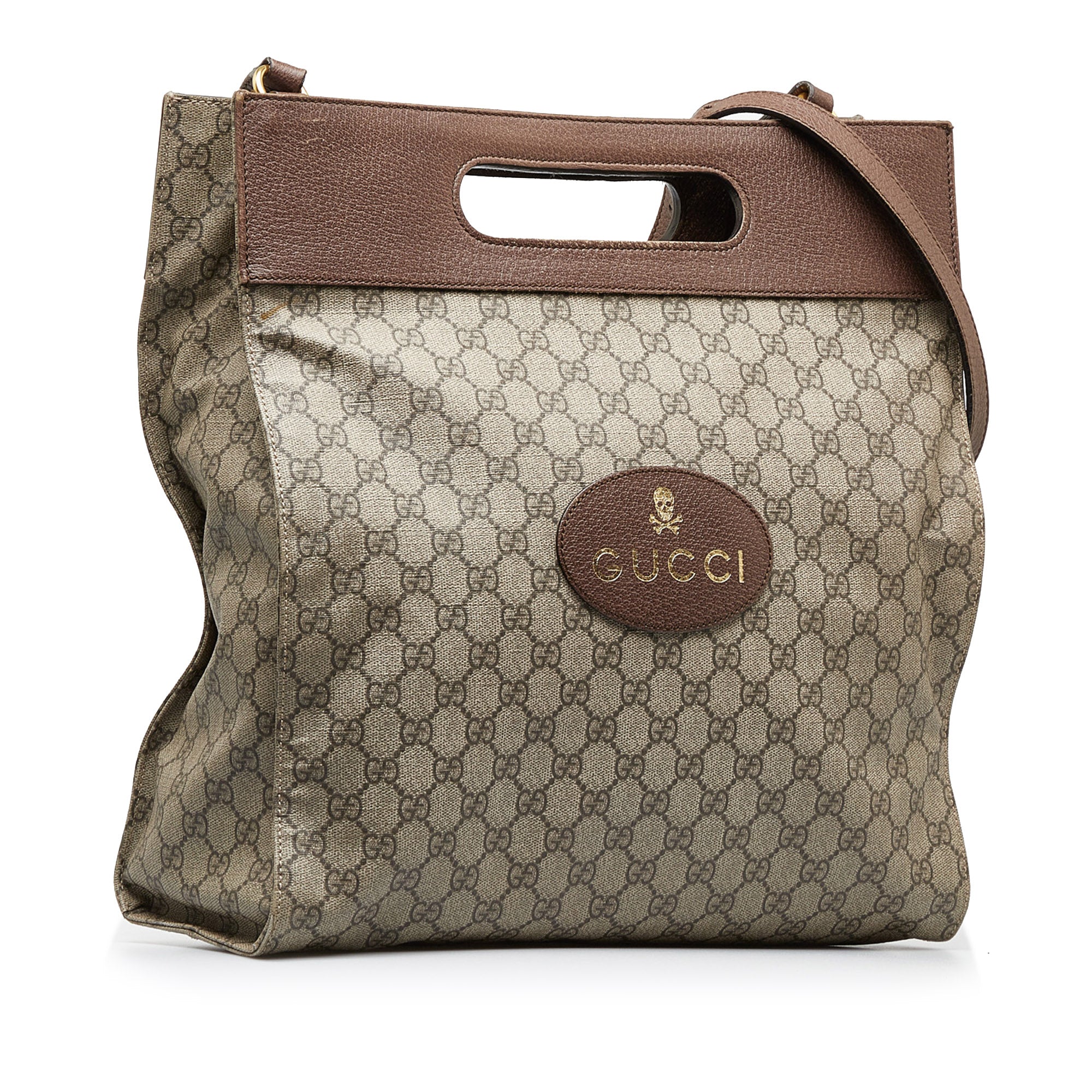 Gucci Pre-Owned GG Supreme Neo Vintage Soft Tote | Women | Brown x Beige (V1)