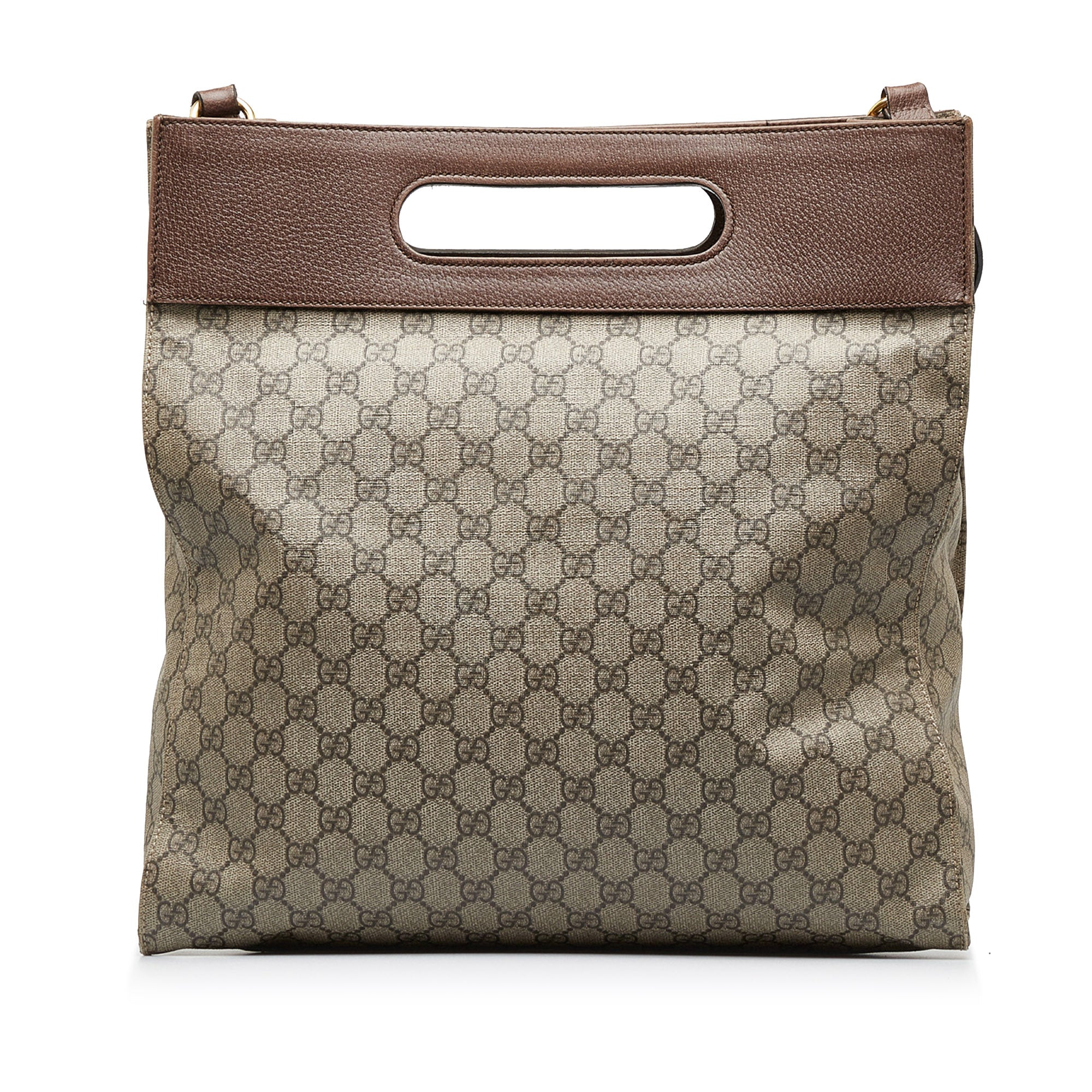 Gucci Pre-Owned GG Supreme Neo Vintage Soft Tote | Women | Brown x Beige (V1)