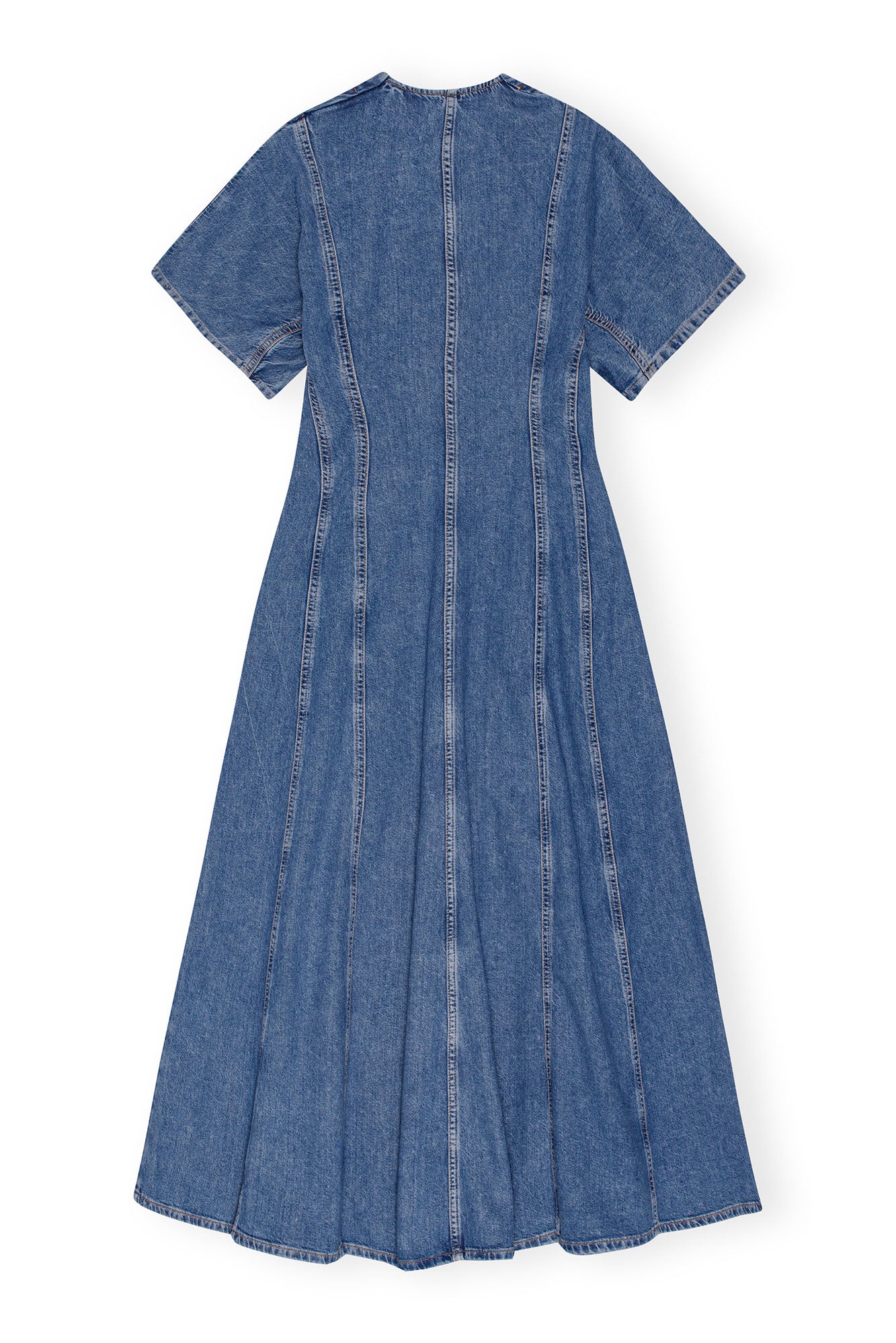 Future Denim Maxi Dress | Mid Blue Stone
