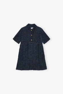 Fluffy Denim Mini Dress | Rinse