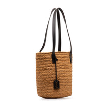 Saint Laurent Pre-Owned Small Raffia Panier Tote | Women | Brown