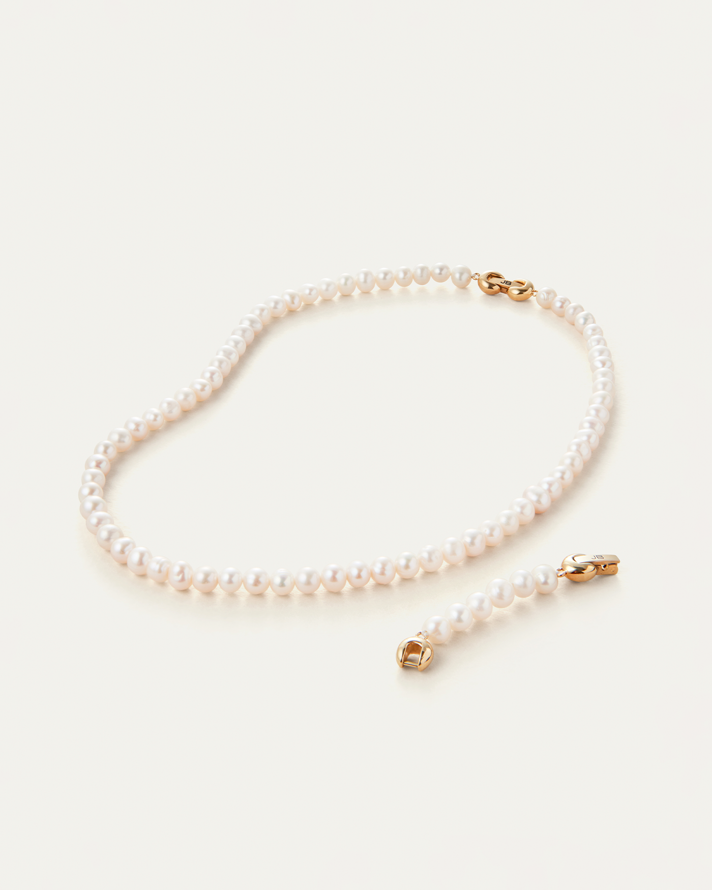 Noa Necklace | 14K Gold-Plated Steel | Freshwater Pearl