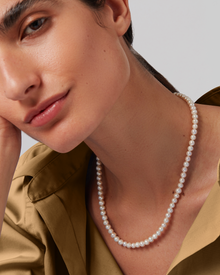 Noa Necklace | 14K Gold-Plated Steel | Freshwater Pearl