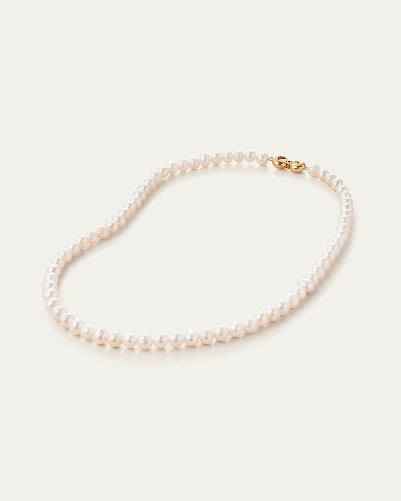 Noa Necklace | 14K Gold-Plated Steel | Freshwater Pearl