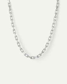Loire Necklace | Silver Dipped Brass
