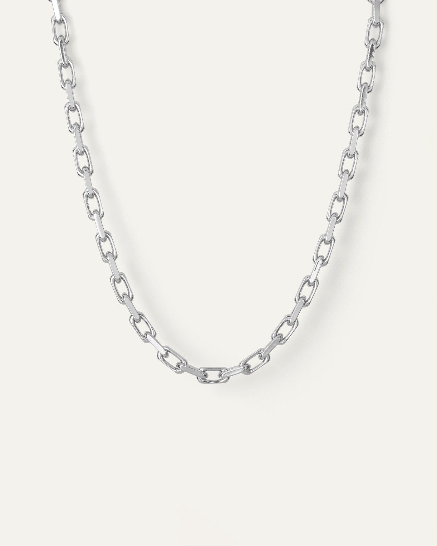 Loire Necklace | Silver Dipped Brass