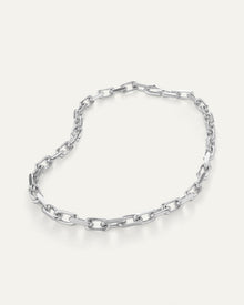 Loire Necklace | Silver Dipped Brass