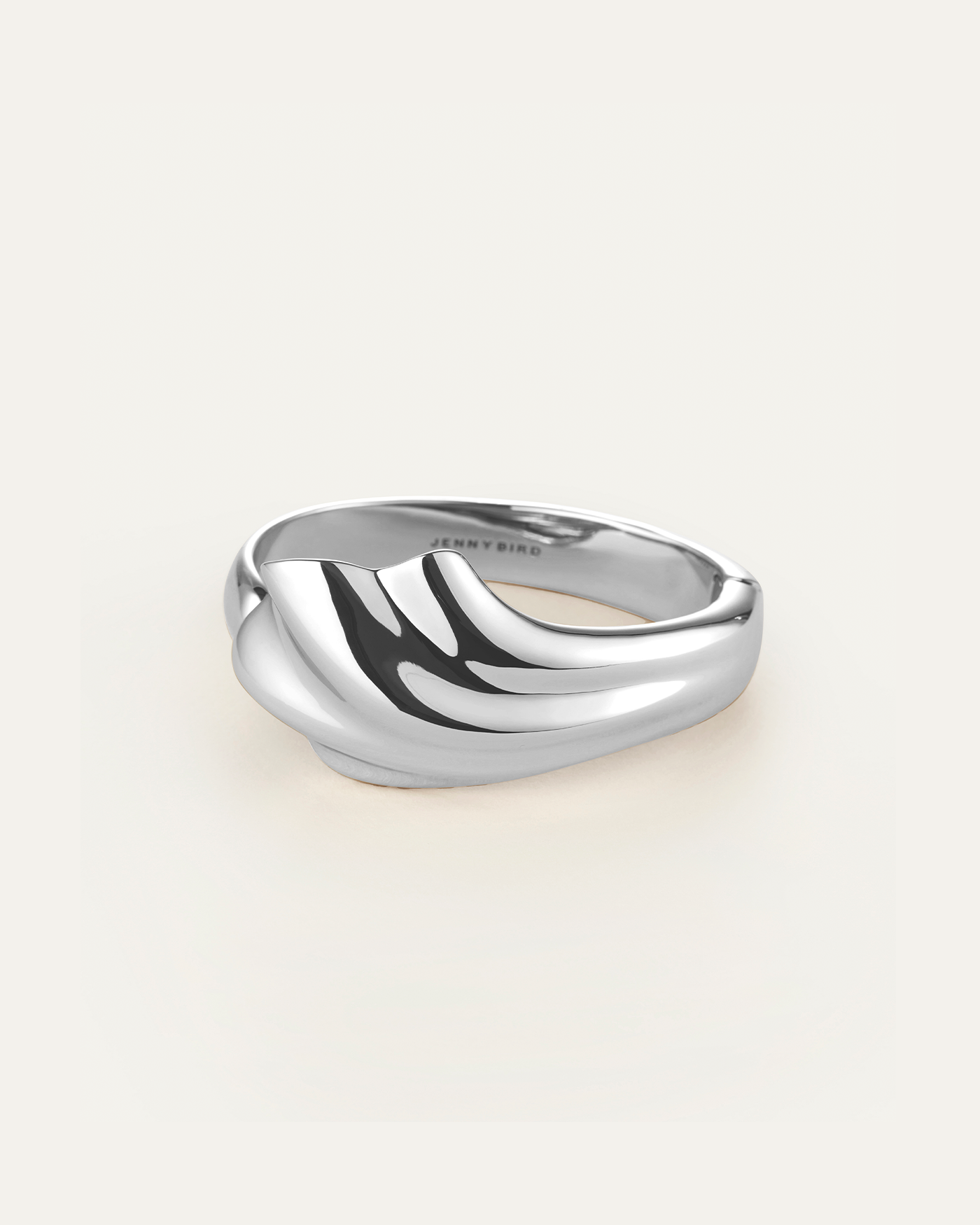 Lydia Cuff | Silver Dipped Brass