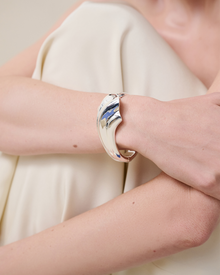 Lydia Cuff | Silver Dipped Brass