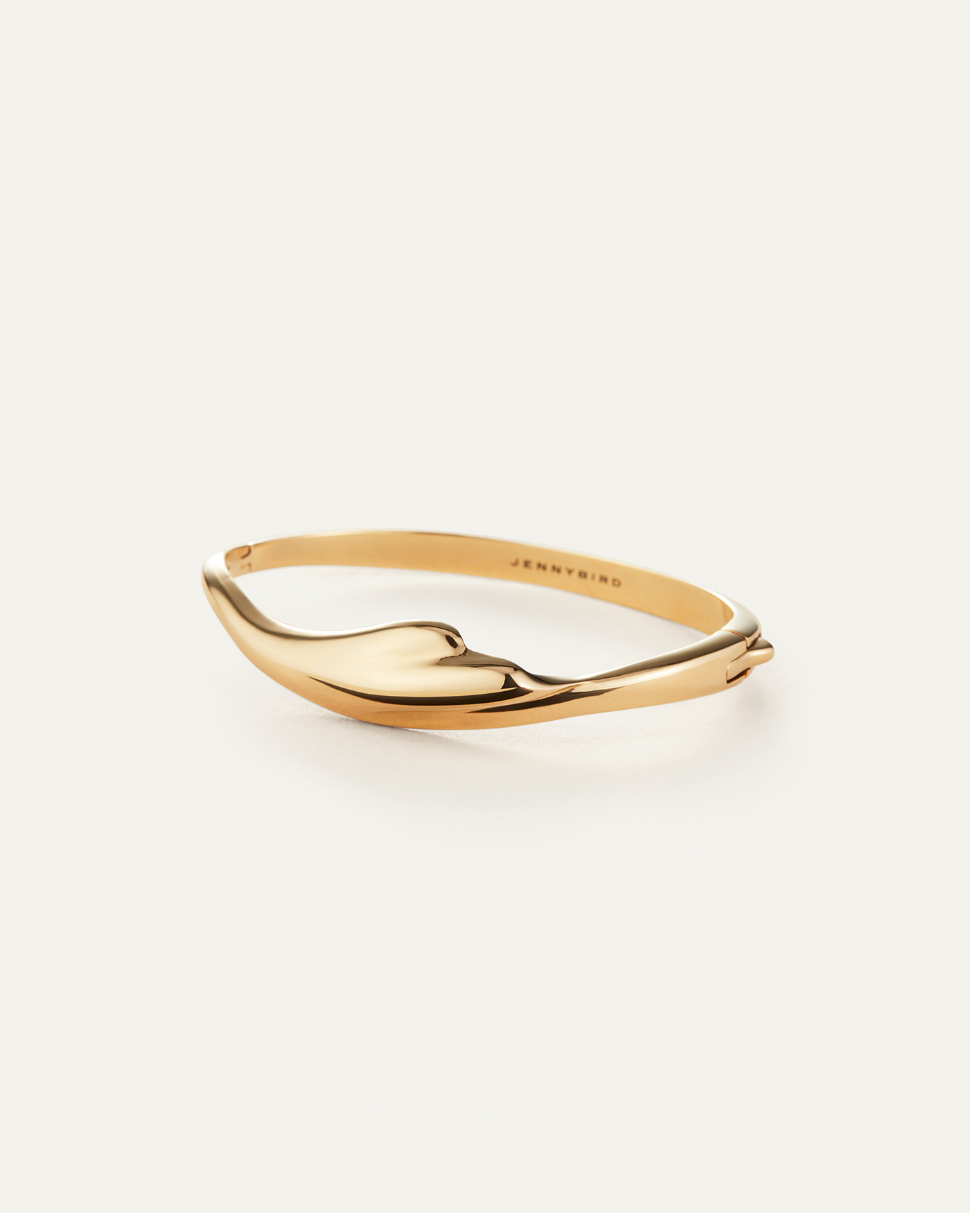Portia Bangle | 14K Gold-Plated Steel