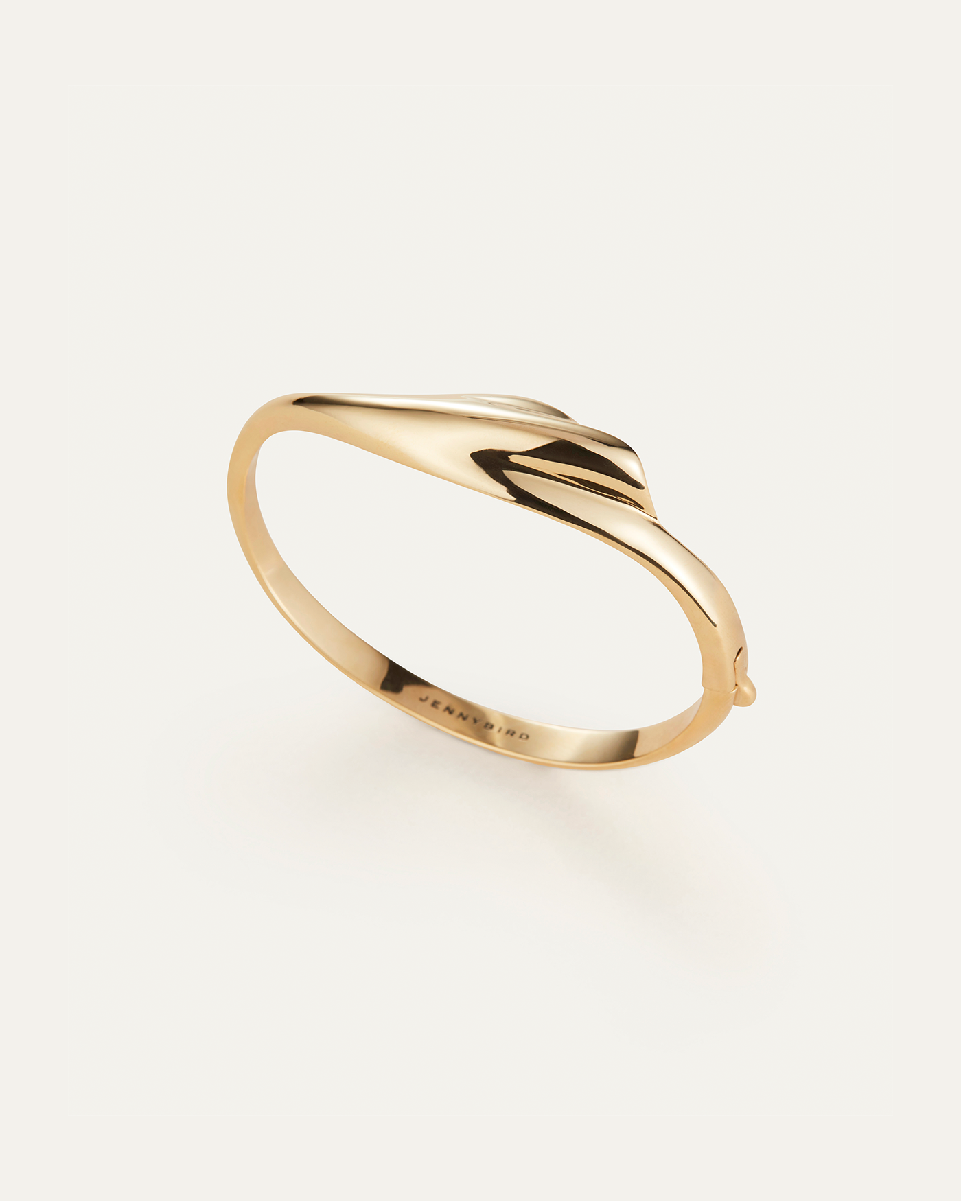 Portia Bangle | 14K Gold-Plated Steel