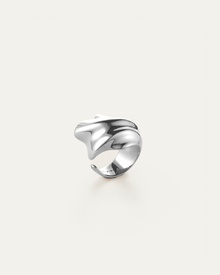 Lydia Ring | Platinum-Plated Steel