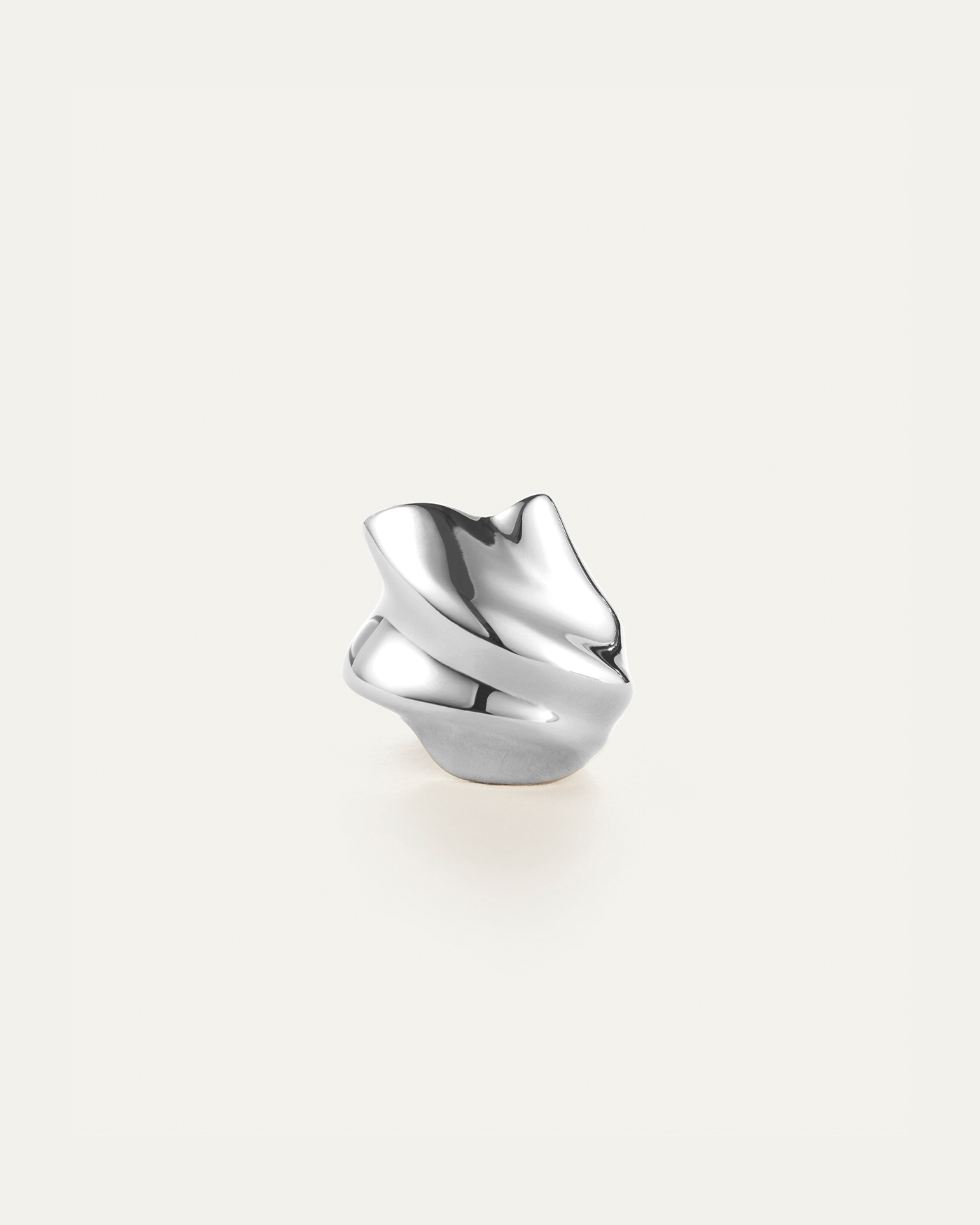 Lydia Ring | Platinum-Plated Steel