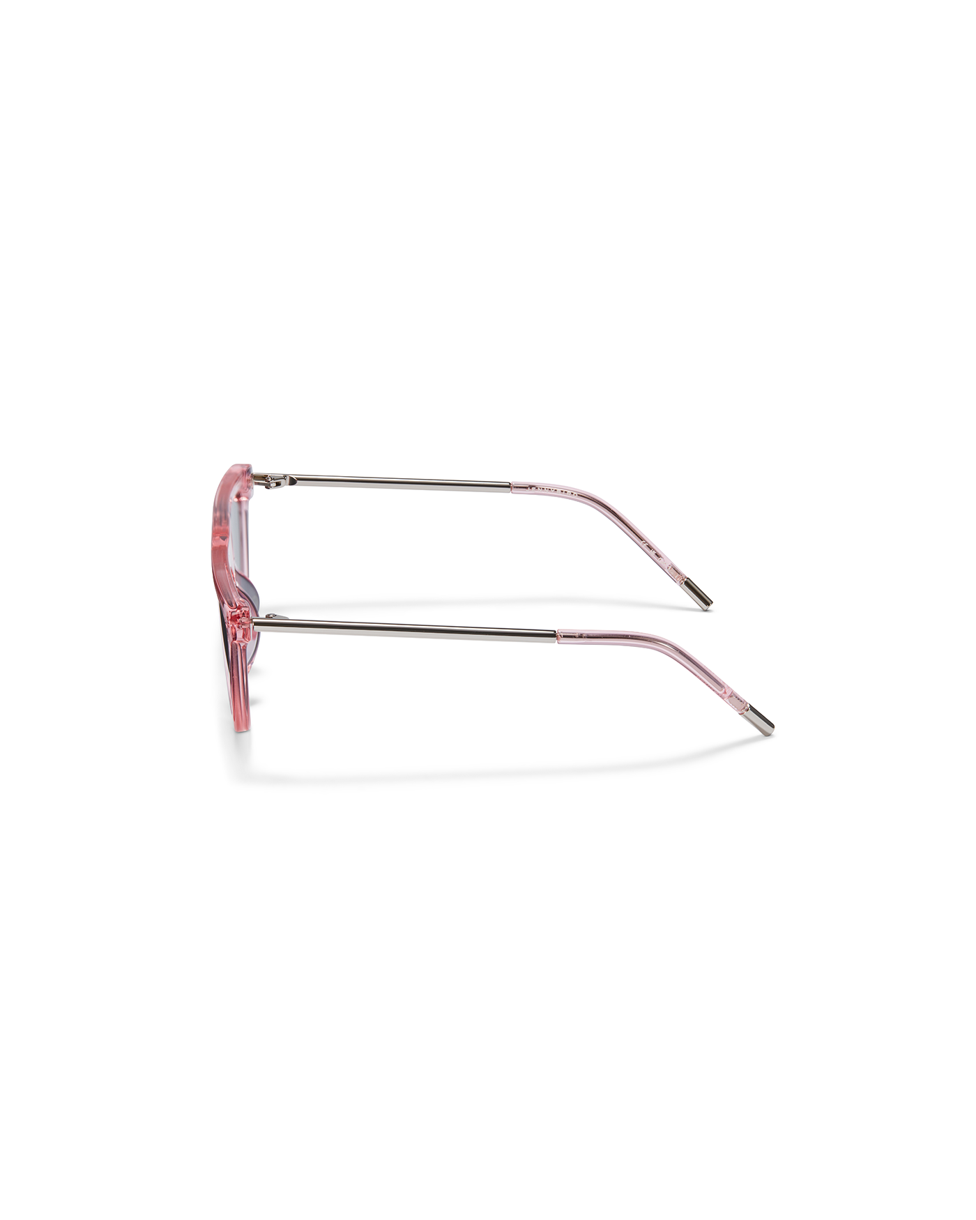 The Brow Sunglasses | Pink | Green Lenses