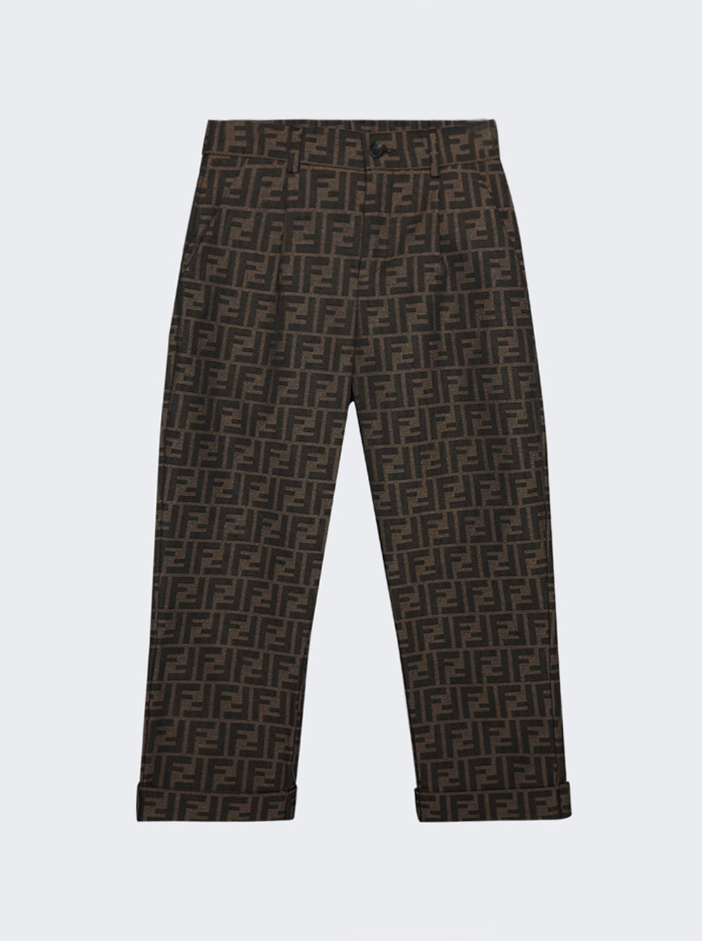 Kids | Fendi | Kid's Ff Logo Pants | Brown