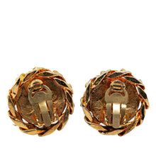 Chanel Pre-Owned Gold Plated CC Rhinestones Clip on Earrings | Women | Gold