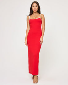 Jordana Dress | Flame-Cream