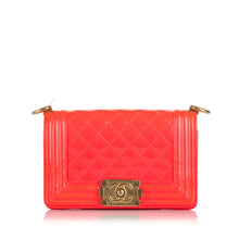 Chanel Pre-Owned Small Patent Boy Bag | Women | Red