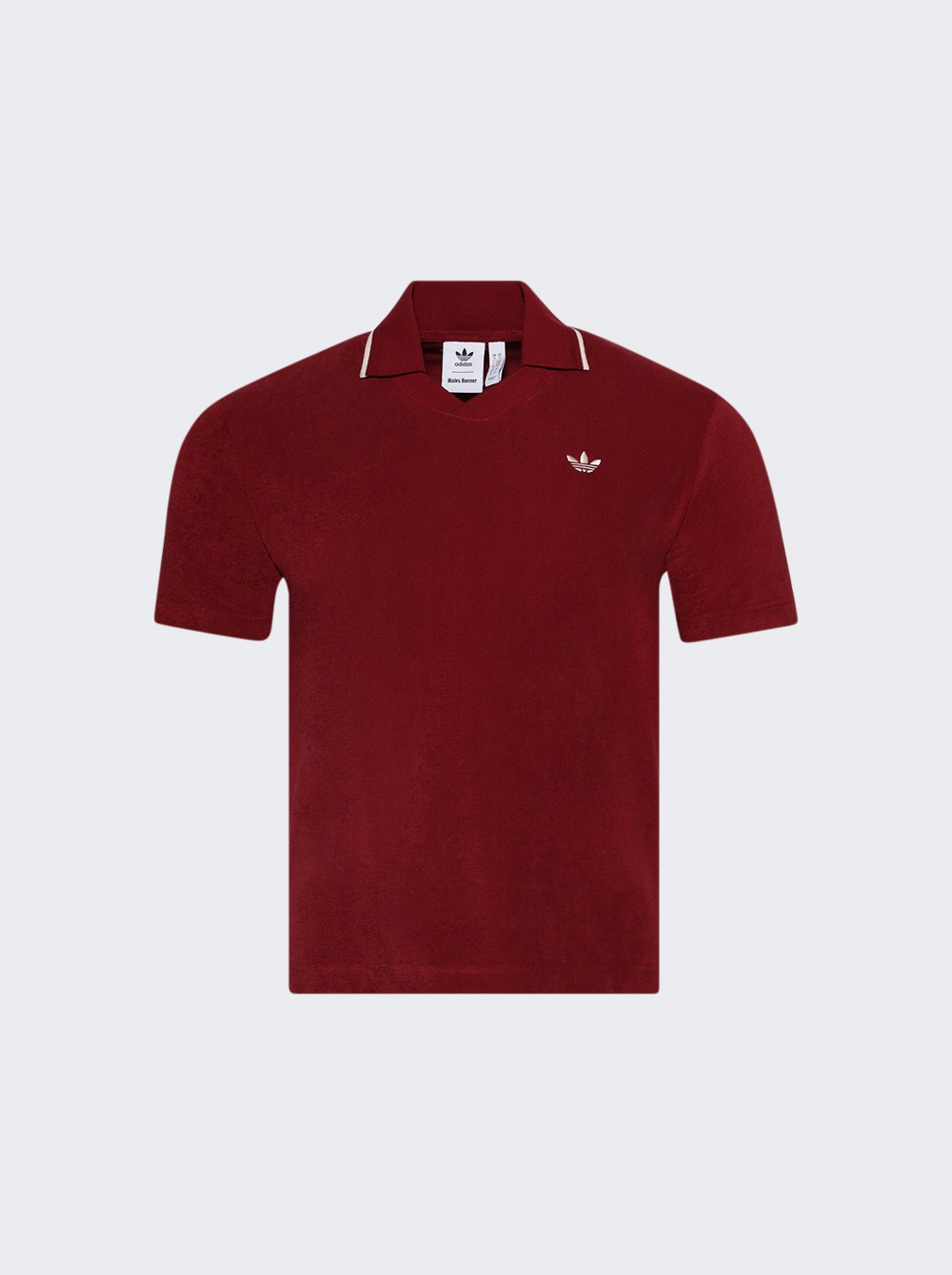 Men | Adidas X Wales Bonner | Terry Polo | Collegiate Burgundy