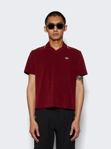 Men | Adidas X Wales Bonner | Terry Polo | Collegiate Burgundy