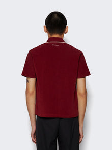Men | Adidas X Wales Bonner | Terry Polo | Collegiate Burgundy