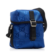 Gucci Pre-Owned GG Econyl Off The Grid Messenger Bag | Women | Blue x Black