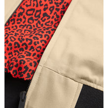 Jacket With Leopard Print Lining | Men | Beige