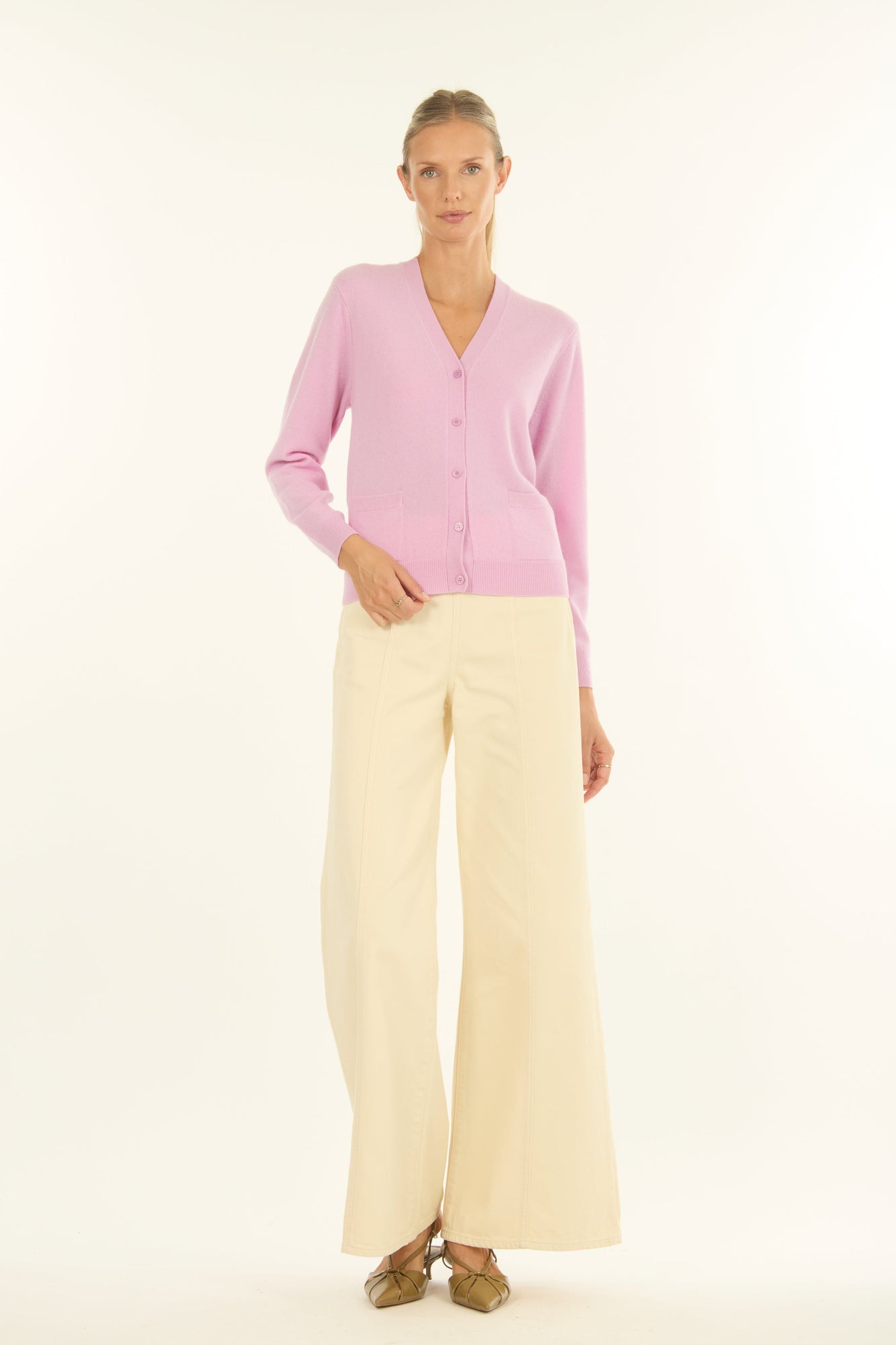 Jacqueline Cardigan | Pink Lilac