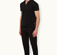 Jarrett Classic Fit Ice Wool Polo Shirt | Black