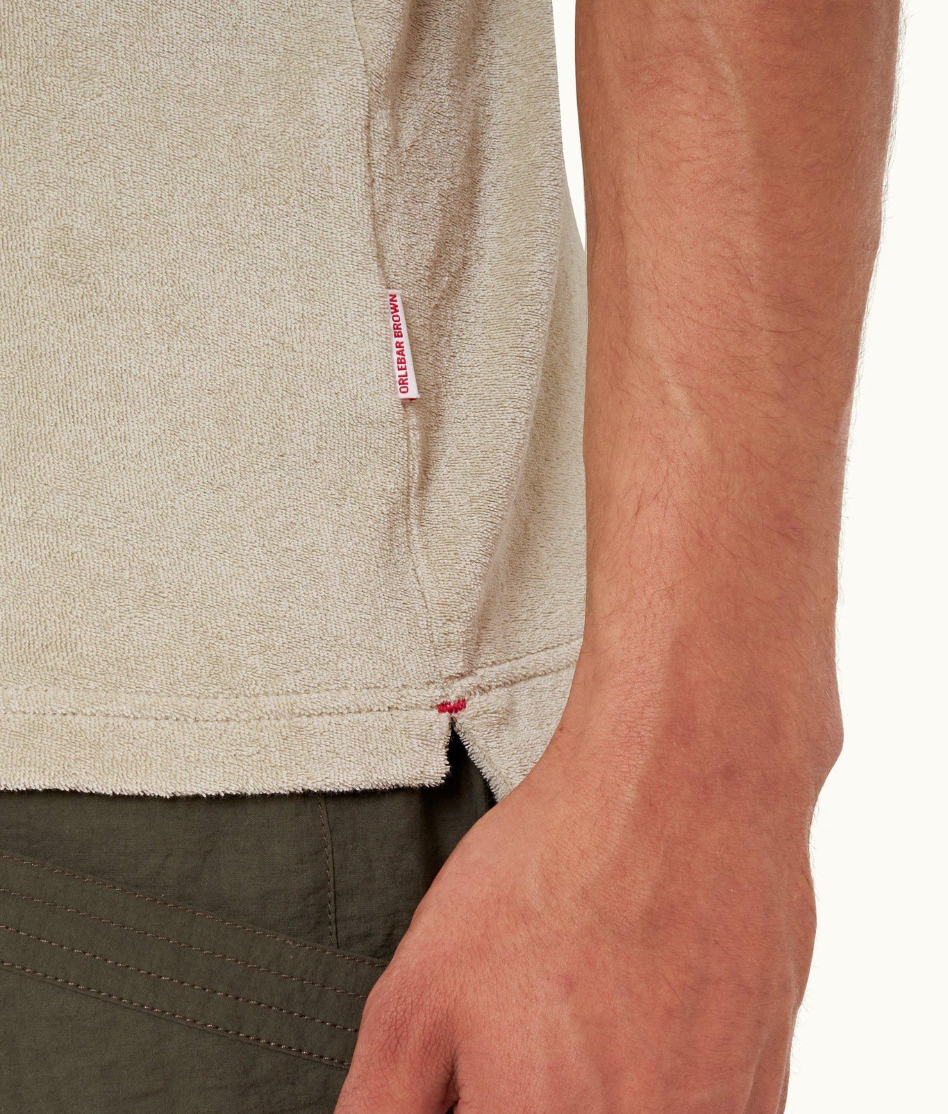 Jarrett Towelling Classic Fit Towelling Polo Shirt | Parched Green