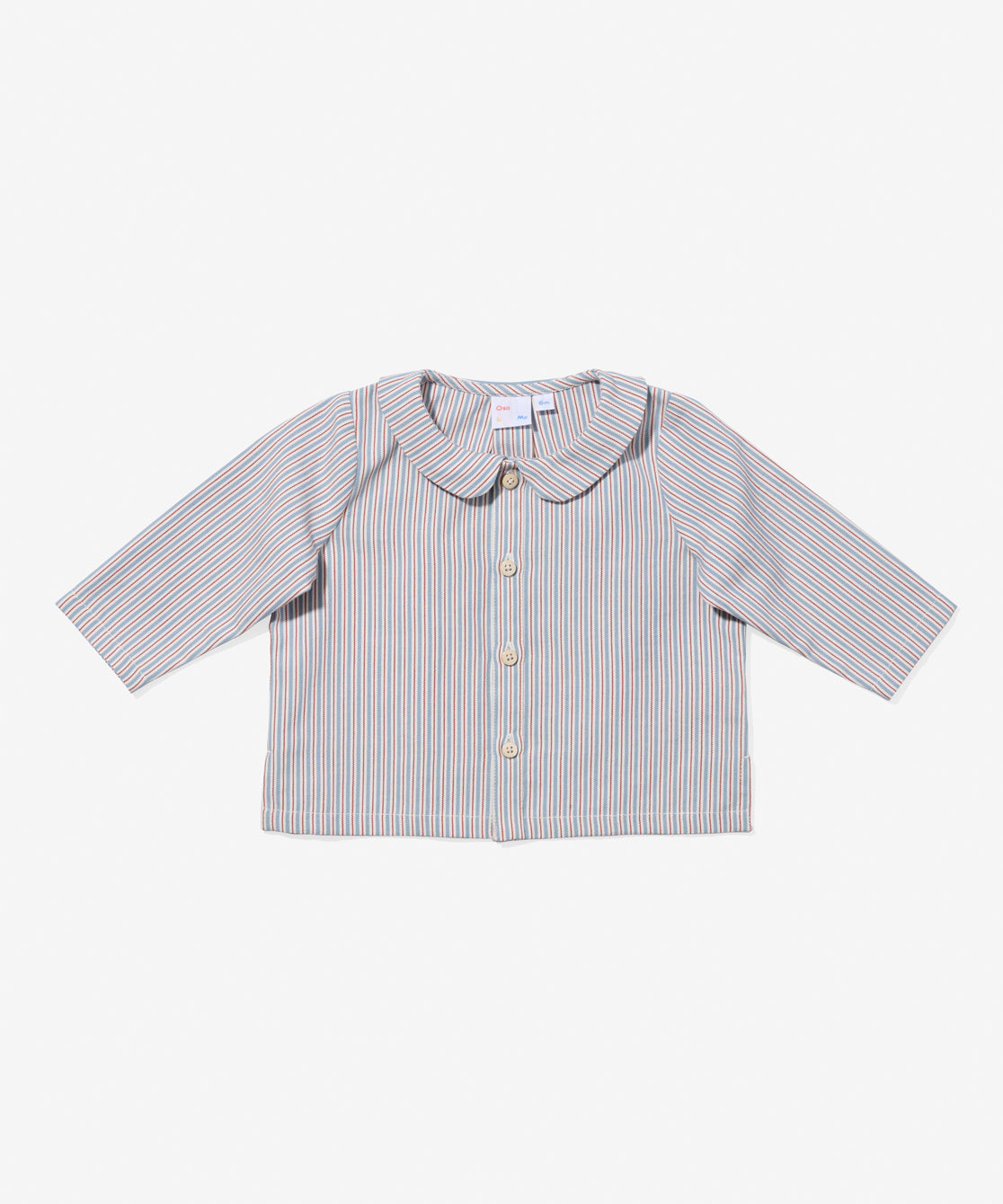 Boys | Jefferson Baby Shirt | Red/Blue/Multi