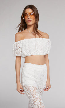 Jocia Lace Top | White