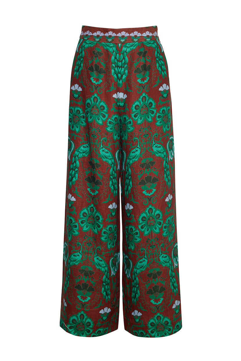 Josephine Pant | Peacock Brunette