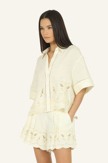 Julie Shorts | Antique Creme