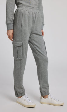 Chandra Fleece Sweatpants | Heather Grey