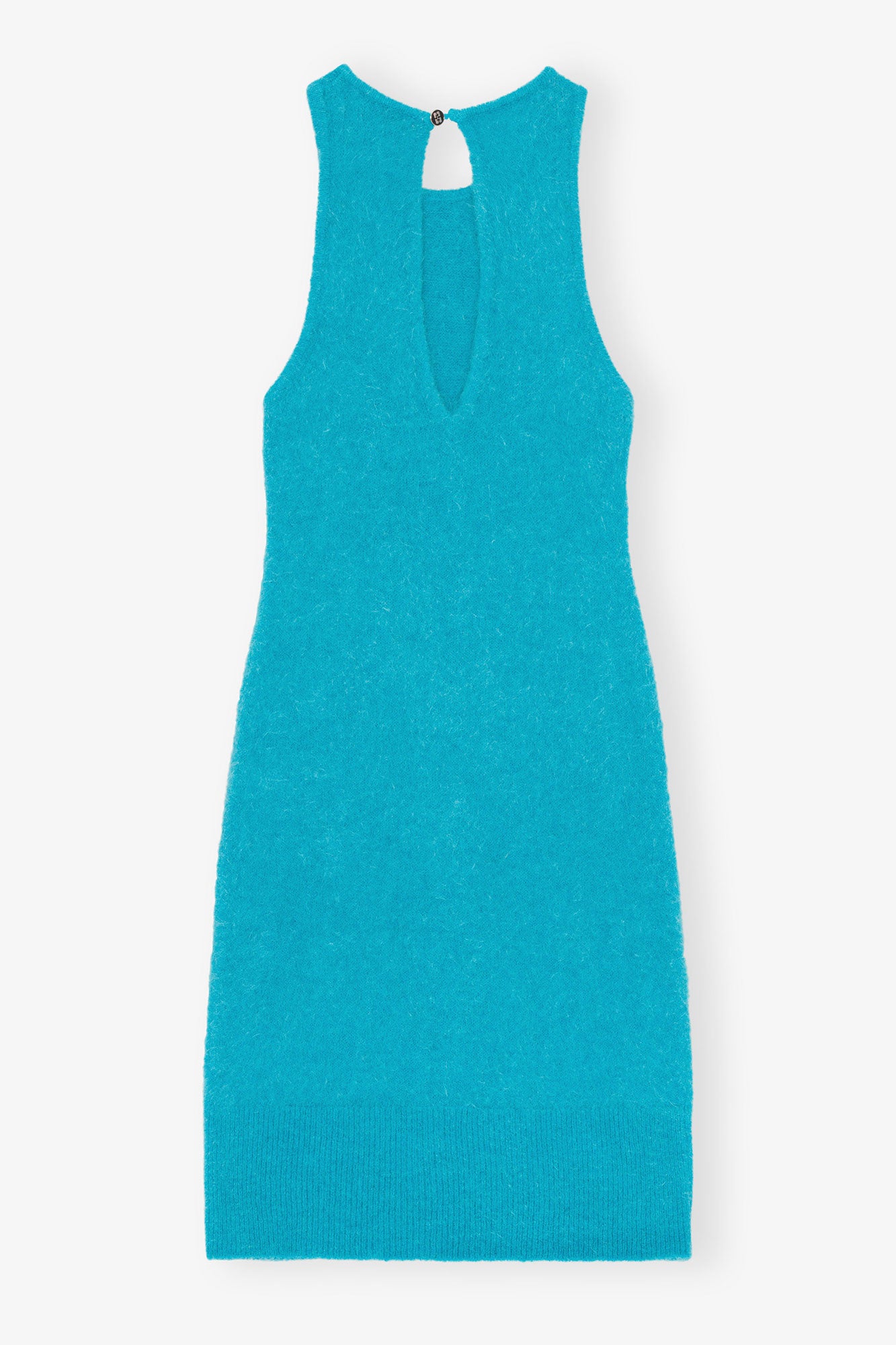 Brushed Aplaca Mini Dress | Blue Curacao