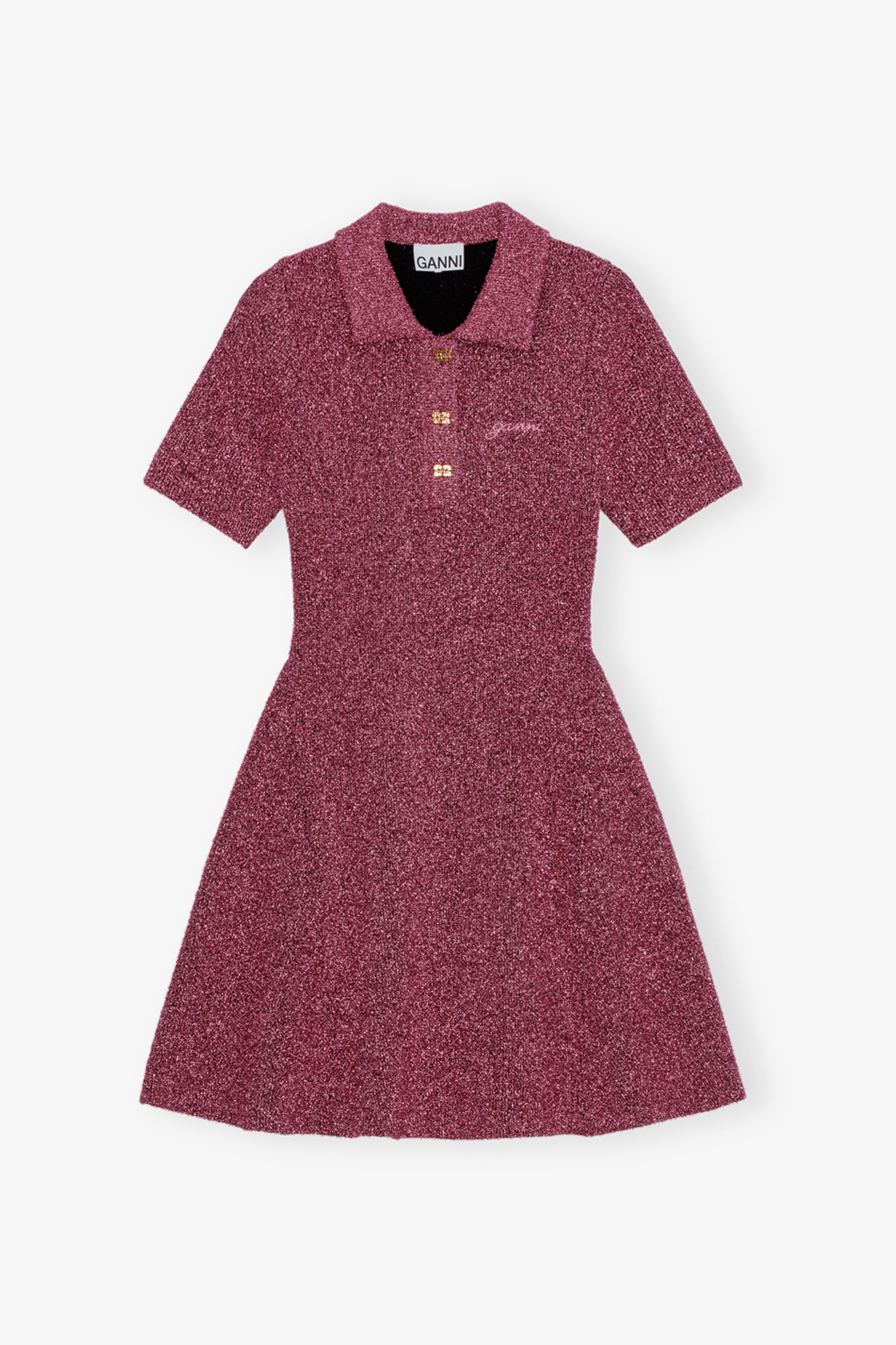 Sparkle Doubleface Mini Dress | Corsage