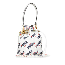 Fendi Pre-Owned Fendi X Fila Mania Mini Mon Tresor Bucket Bag | Women | White x Multi