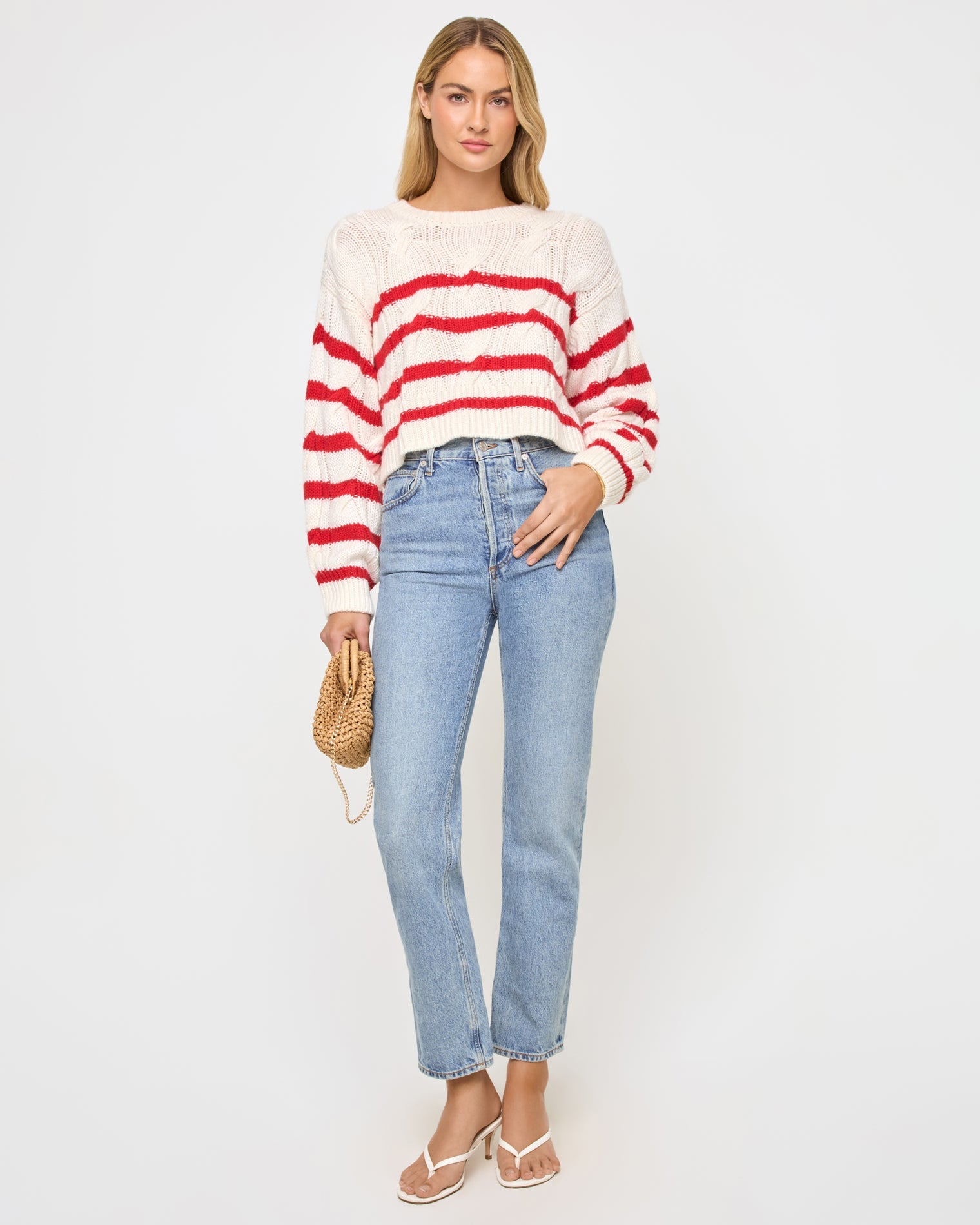 Kensley Pullover | Cream Flame