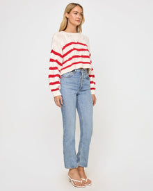 Kensley Pullover | Cream Flame