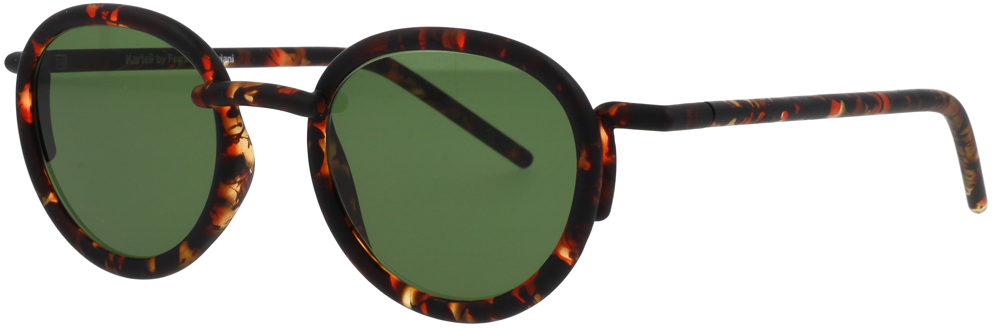 Unisex | Segmenti Oval Sunglasses | Brown Lens | Tortoise