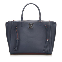 Louis Vuitton Pre-Owned Leather Lockmeto | Women | Blue x Navy