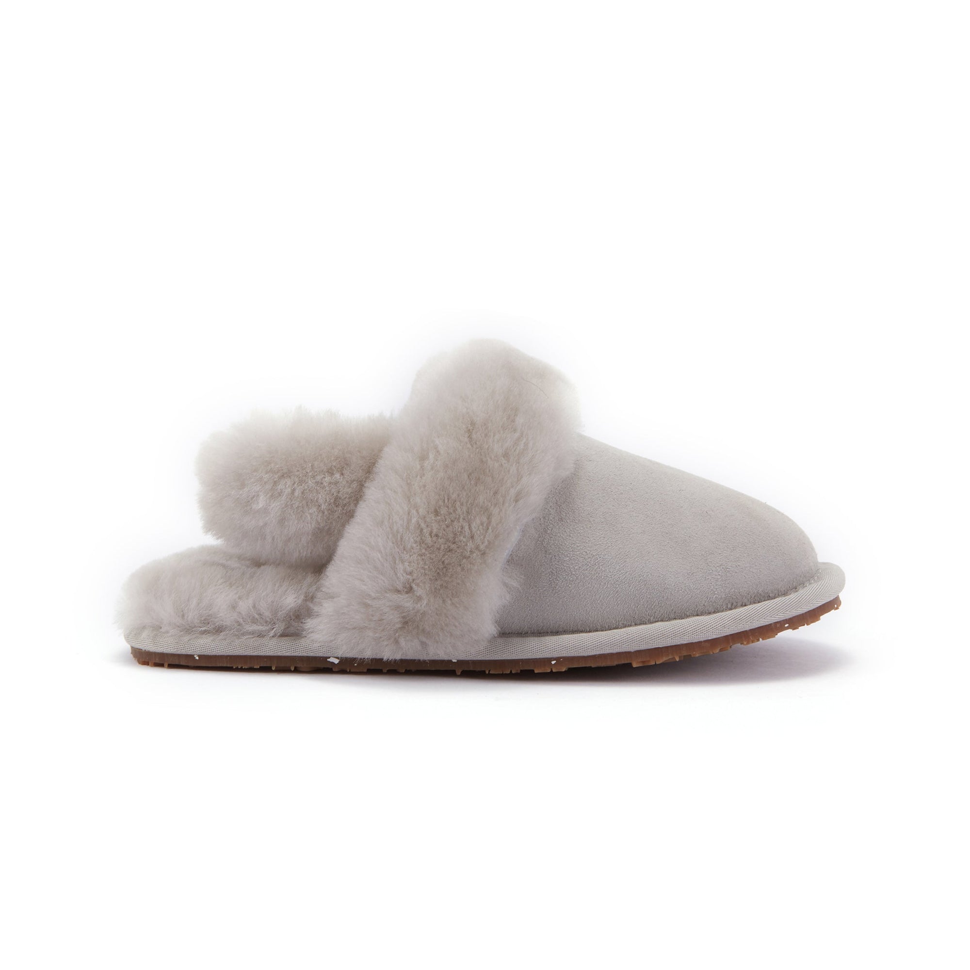 KIDS SLINGBACK MULE ICE GRAY (SHEARLING) - Australia Luxe Collective