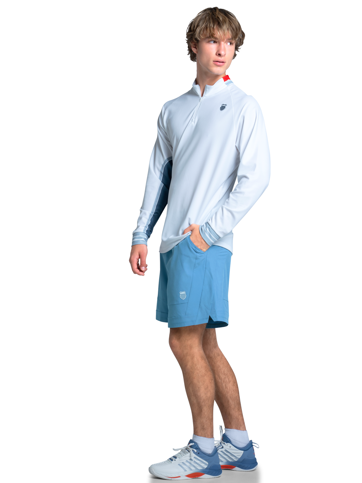 K-swiss | Men | Apollo 1/4 Zip L/S | Infinity