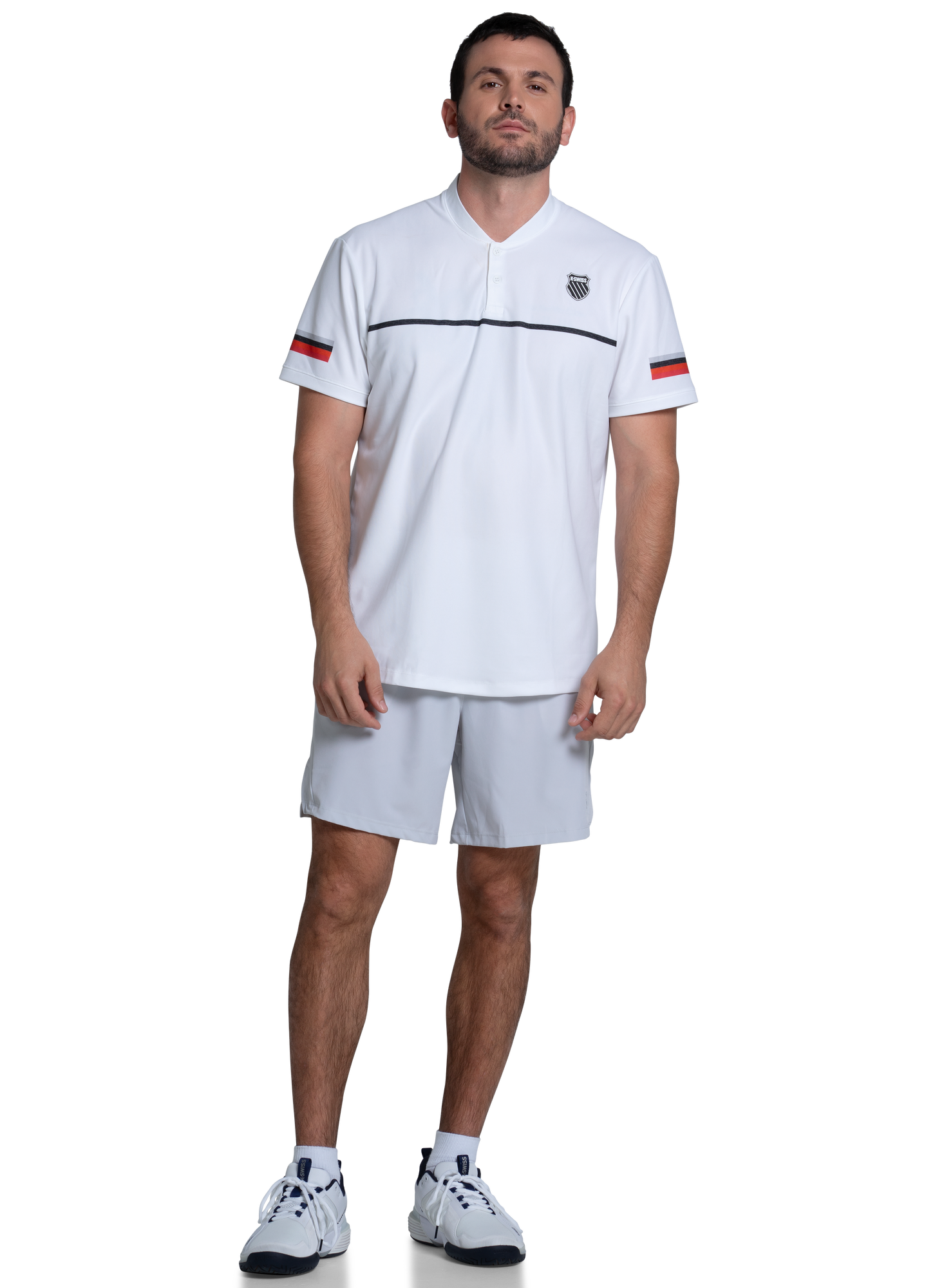 K-swiss | Men | Baseline Henley S/S | White